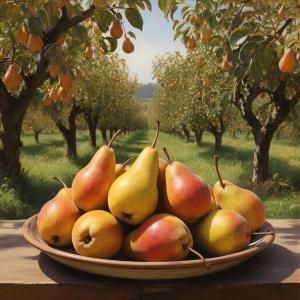 Груша "АББАТ ФЕТТЕЛЬ" осенняя (сентябрь)